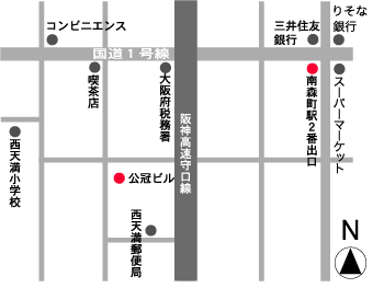 大阪本社MAP画像